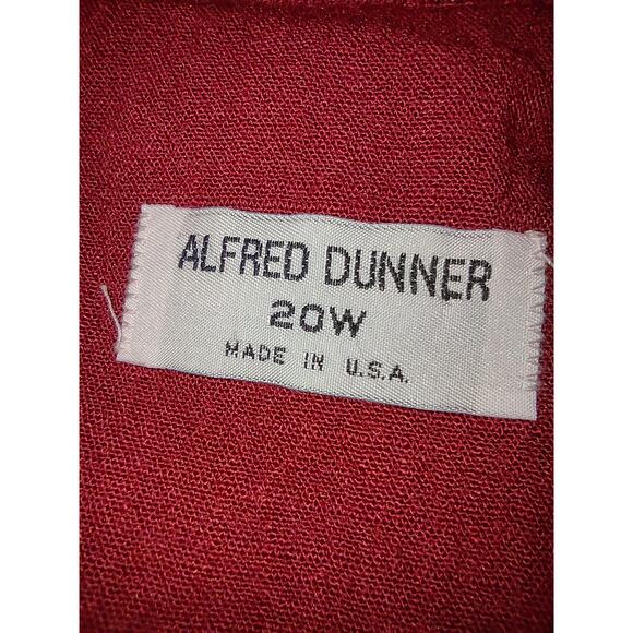 ALFRED DUNNER Women's Vintage Blazer RED Formal Winter Fall Classic Office - Picture 3 of 3